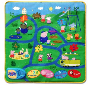 Pp15 Peppa Interactive Playmat Product Overhead View