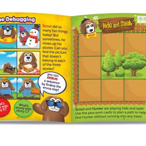 3090 Coding Critters Pair a Pets Book Spread web
